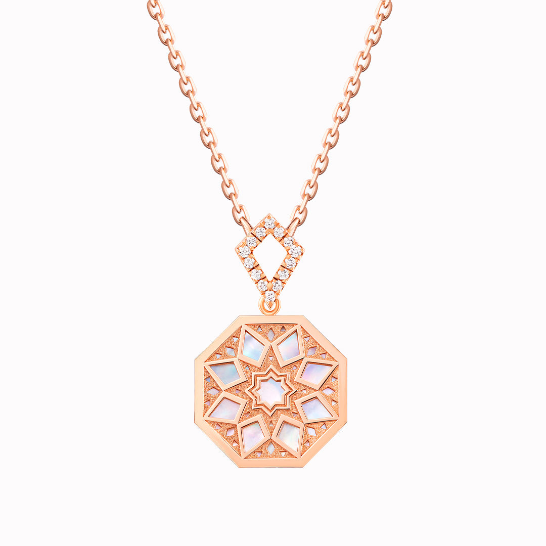 Classic Turath Mini Necklace - Samra Jewellery - Diamond Jewellery - TURATH