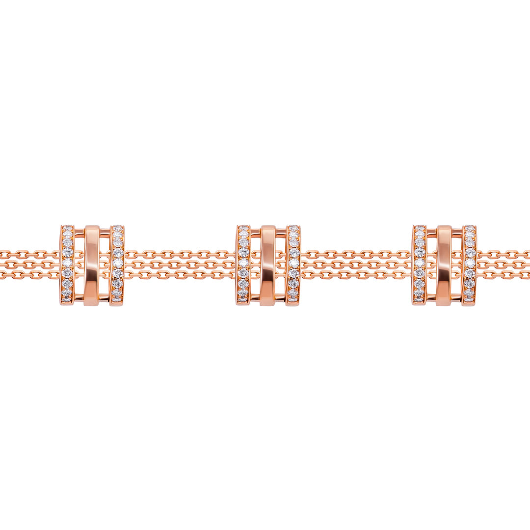 Wid Rose Gold Diamond Bracelet - Samra Jewellery - Diamond Jewellery - WID