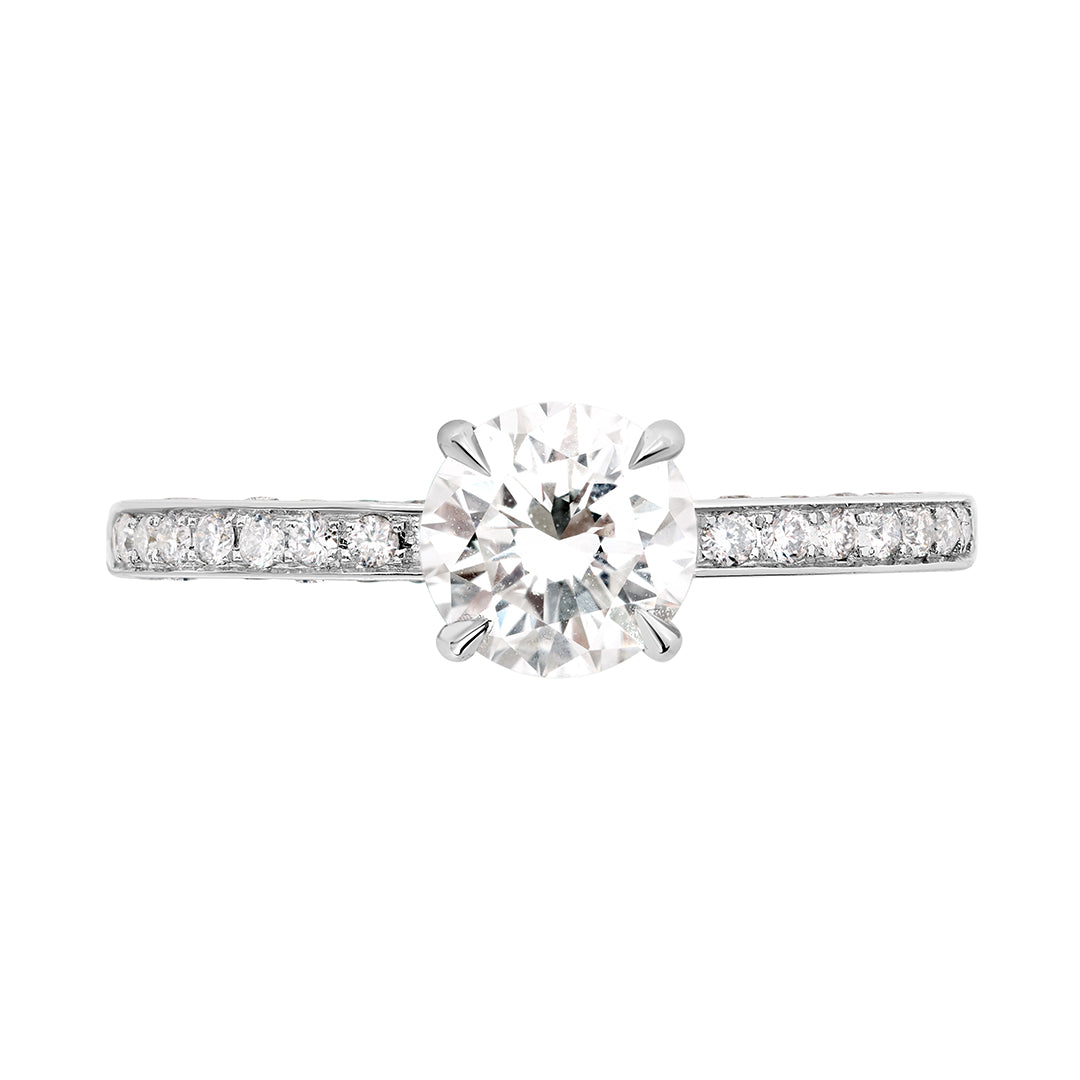 Wid White Gold 1ct Diamond Solitaire Ring - Samra Jewellery - Diamond Jewellery - WID