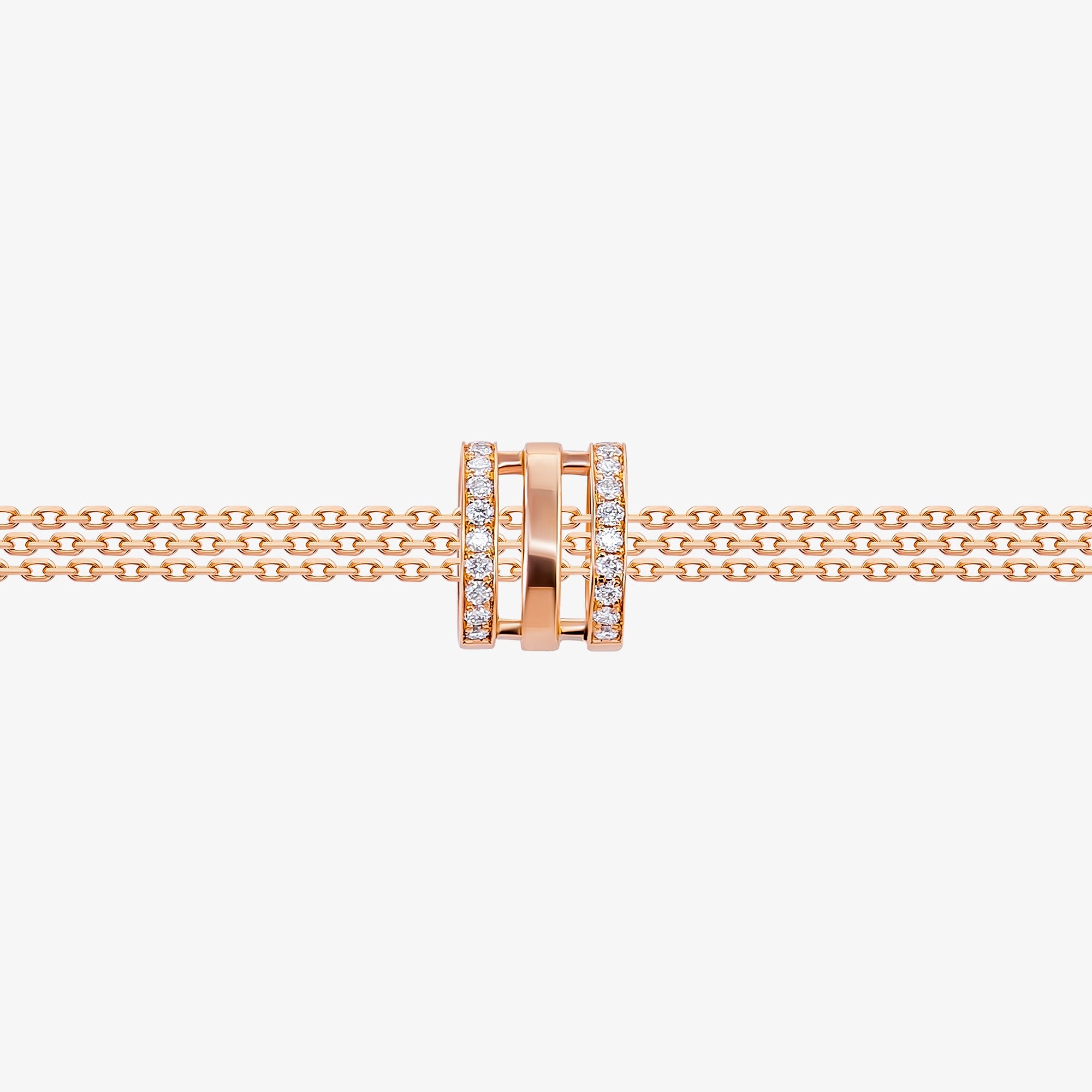 Wid Rose Gold Diamond Single Bracelet