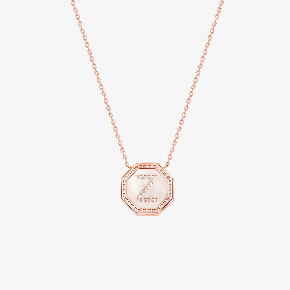 Harf Turath Letter Z Necklace - NECKLACE WOMAN by Samra Jewellery