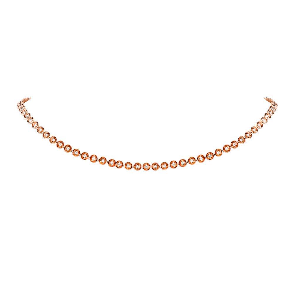 Bint Al Matar Rose Gold Choker - Samra Jewellery - Diamond Jewellery - BINT AL MATAR