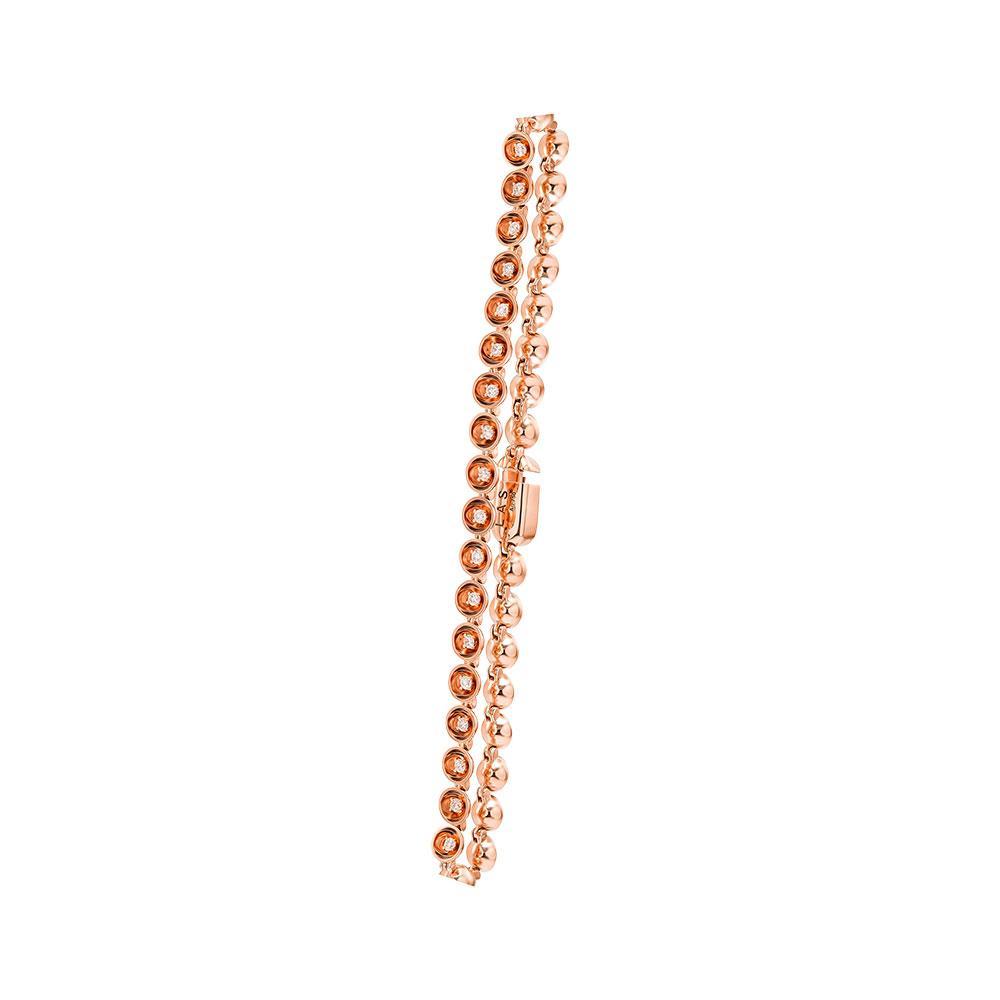 Bint Al Matar Rose Gold Small Bracelet - Samra Jewellery - Diamond Jewellery - BINT AL MATAR