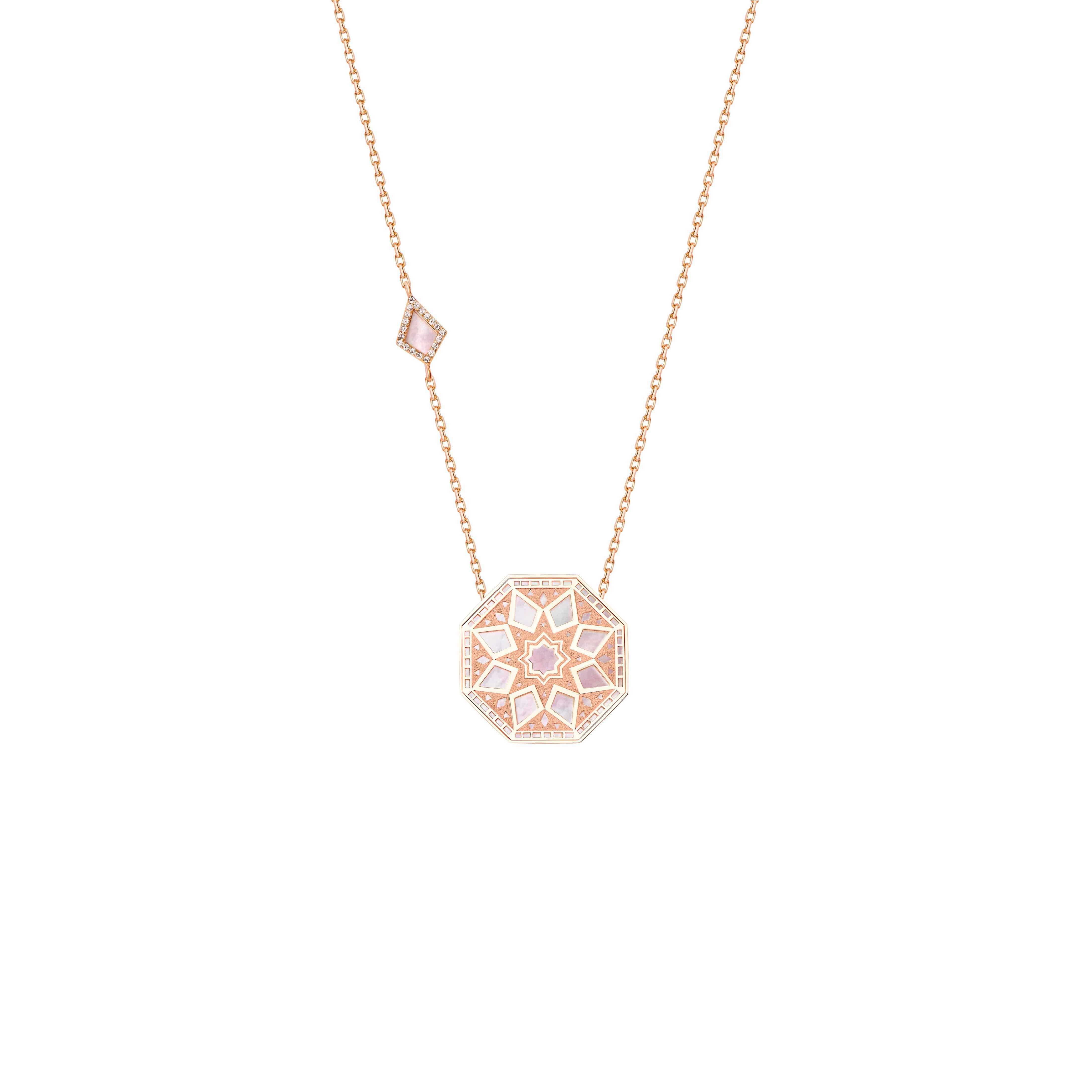Classic Turath Medium Necklace - Samra Jewellery - Diamond Jewellery - TURATH