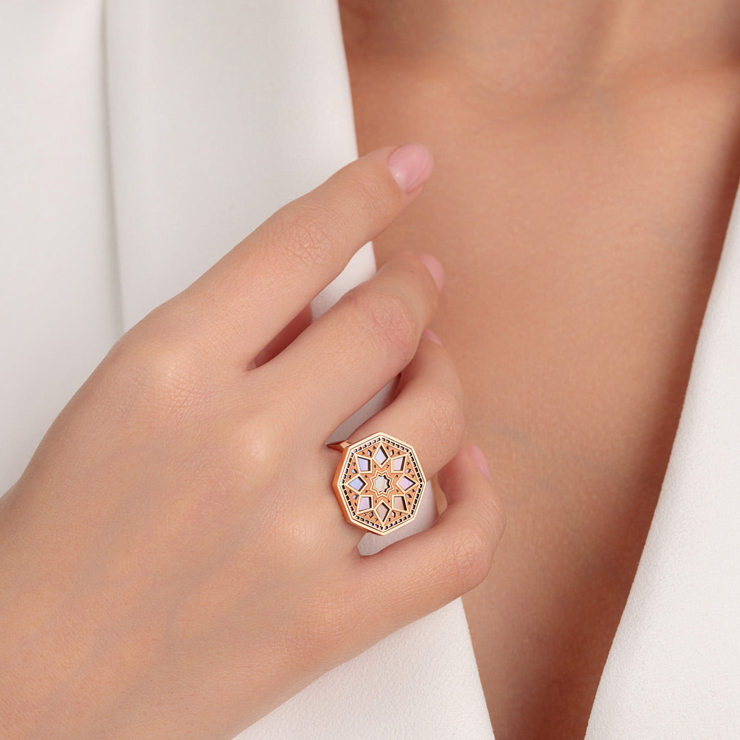 Classic Turath Medium Ring - Samra Jewellery - Diamond Jewellery - TURATH
