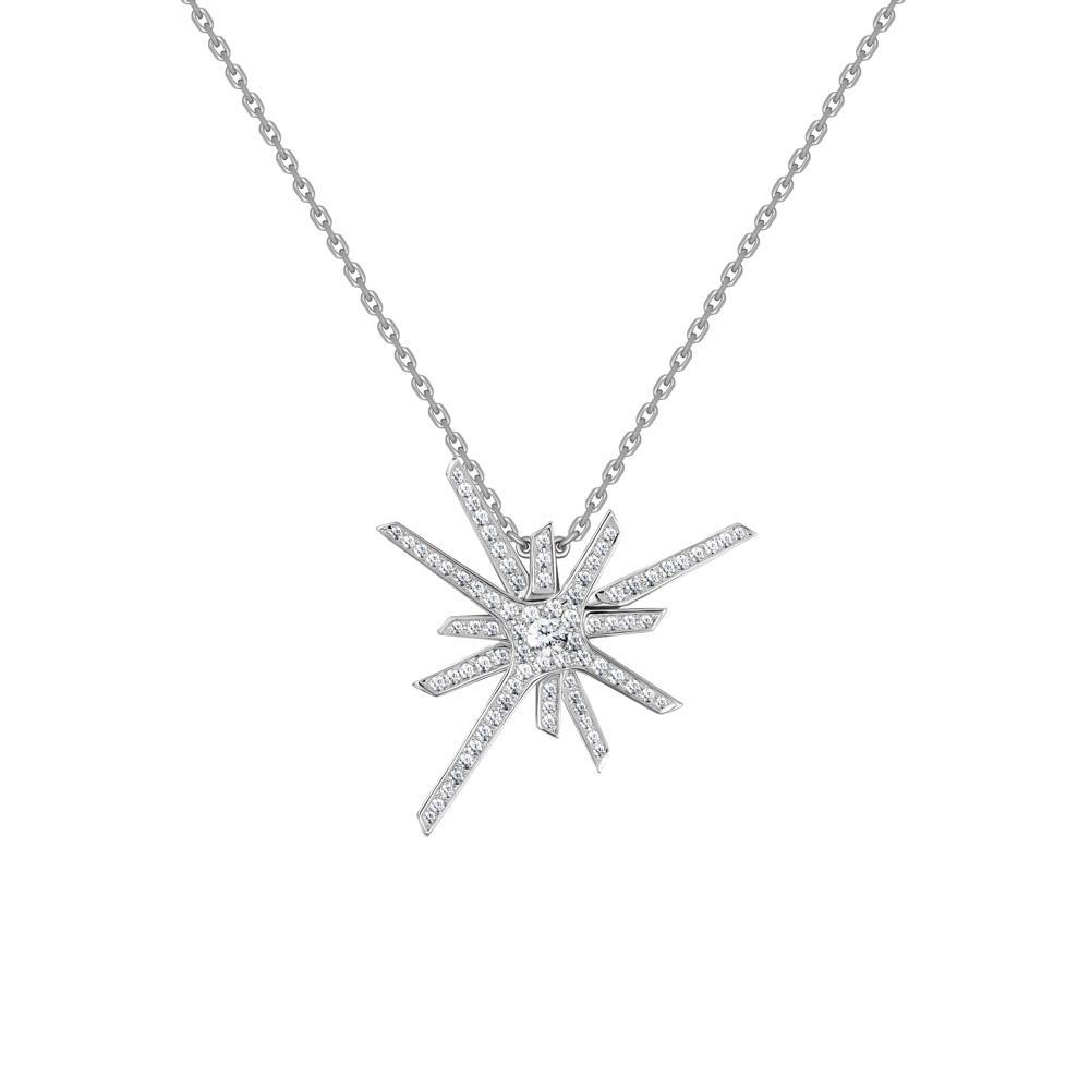 Daw Large Diamond Necklace - Samra Jewellery - Diamond Jewellery - DAW