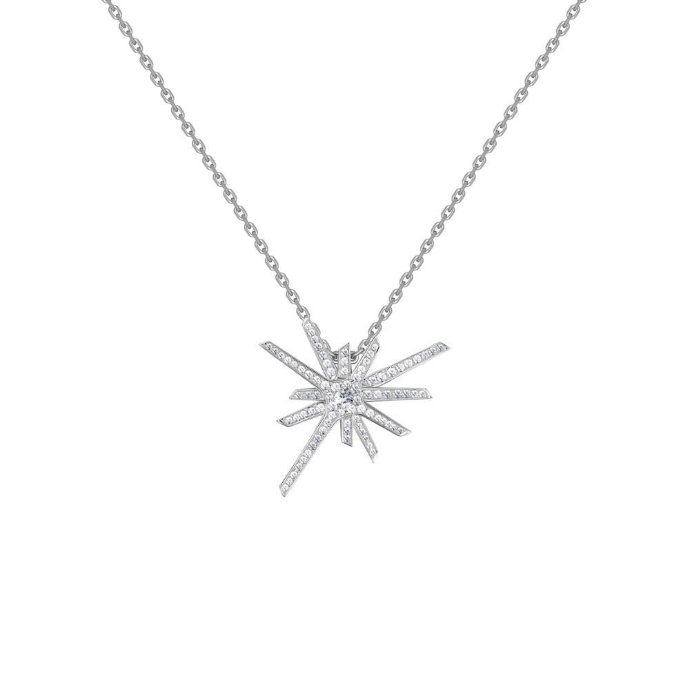 Daw Small Diamond Necklace - Samra Jewellery - Diamond Jewellery - DAW