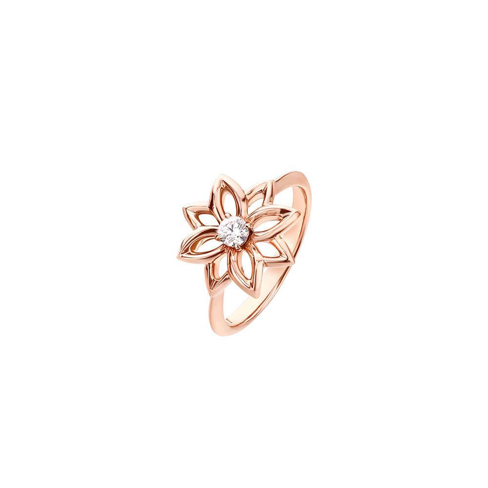 Lotus Rose Gold and Diamond Ring - Samra Jewellery - Diamond Jewellery - LOTUS BY SAMRA