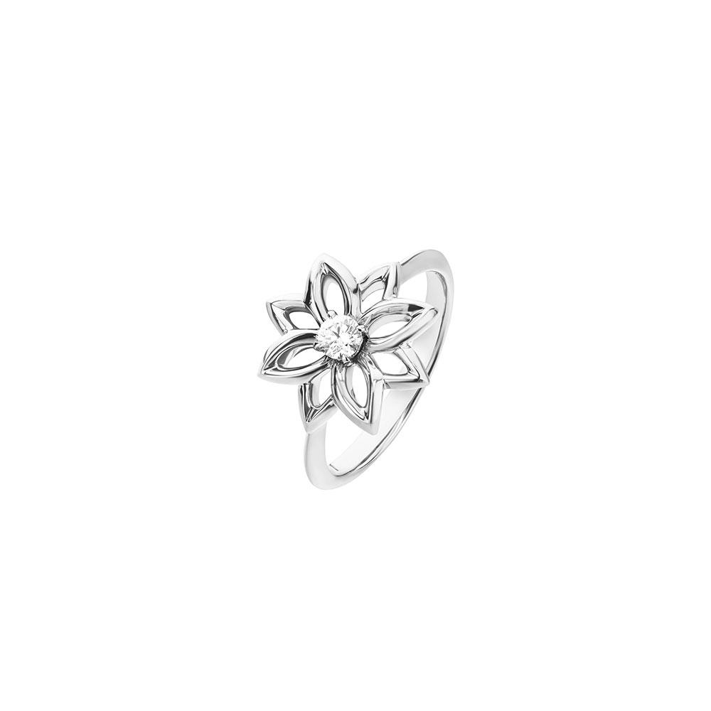 Lotus White Gold and Diamond Ring - Samra Jewellery - Diamond Jewellery - LOTUS BY SAMRA
