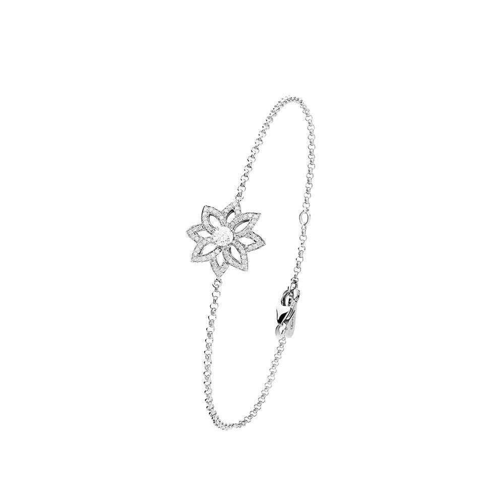 Lotus White Gold and Diamonds Bracelet - Samra Jewellery - Diamond Jewellery - LOTUS BY SAMRA