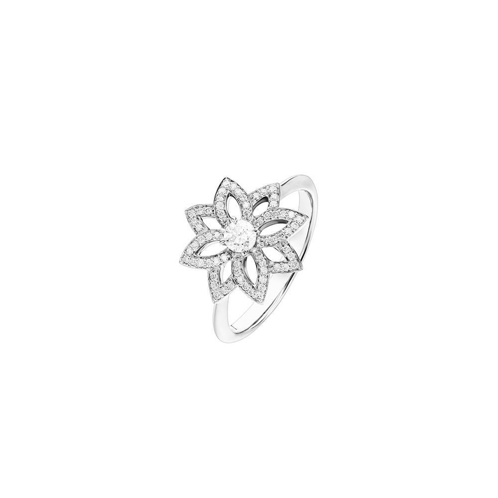 Lotus White Gold and Diamonds Ring - Samra Jewellery - Diamond Jewellery - LOTUS BY SAMRA