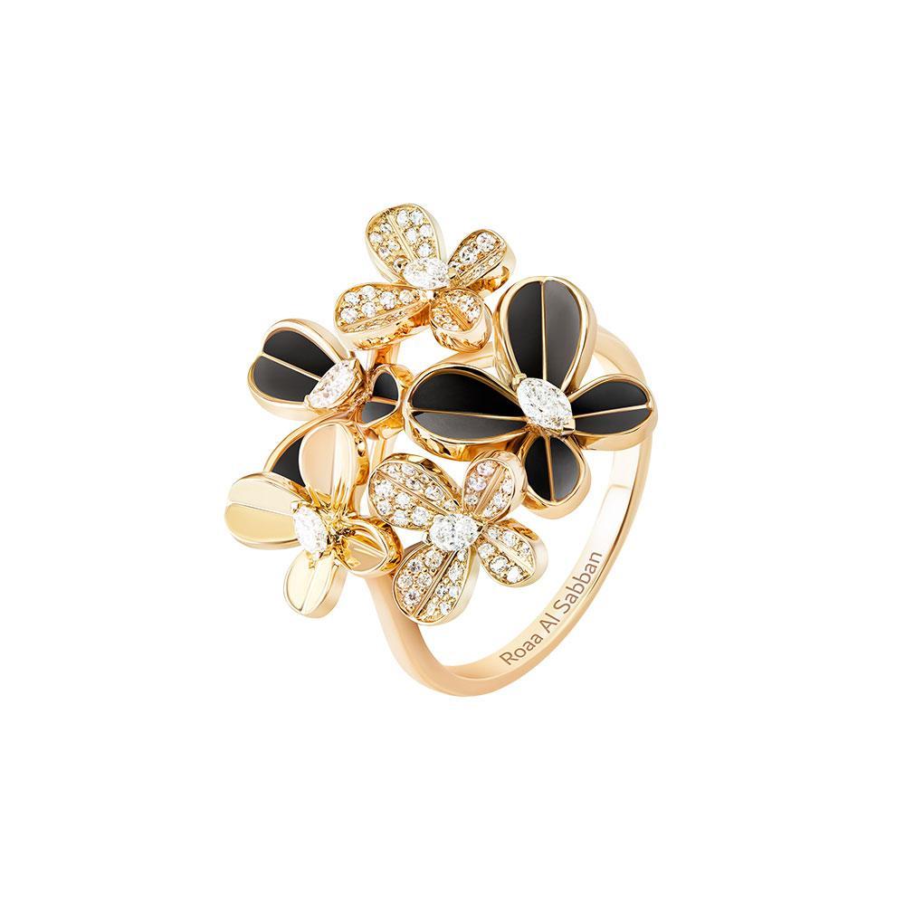 Marquise Butterfly Yellow Gold Multi Ring - Samra Jewellery - Diamond Jewellery - BUTTERFLIES