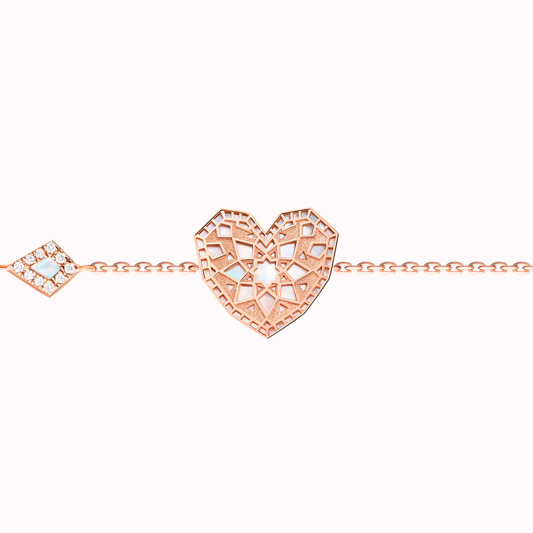 Qalb Turath Small Bracelet - Samra Jewellery - Diamond Jewellery - TURATH