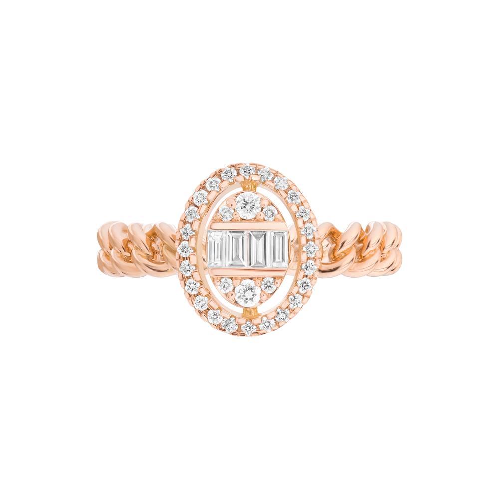 Quwa Oval Single Ring - Samra Jewellery - Diamond Jewellery - QUWA