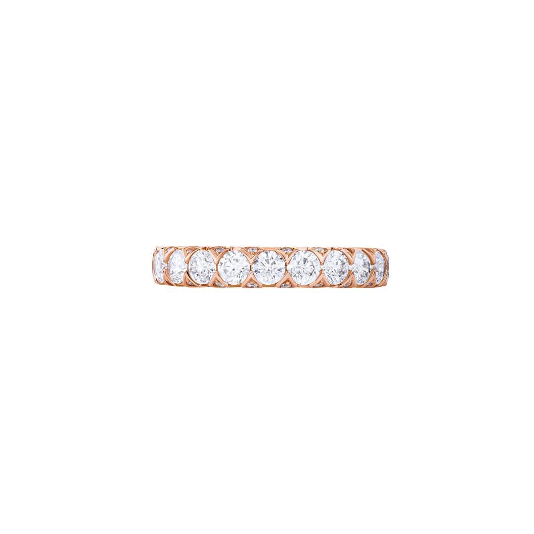 Thalj Rose Gold Diamond Ring - Samra Jewellery - Diamond Jewellery - THALJ