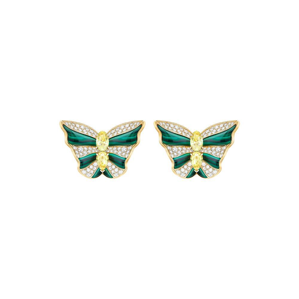 Tropical Butterfly Earring - Samra Jewellery - Diamond Jewellery - BUTTERFLIES