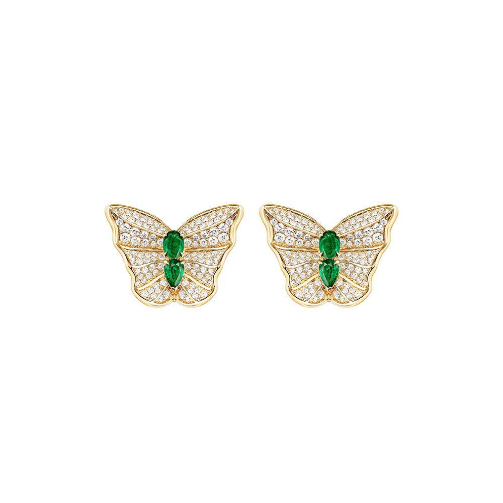 Tropical Butterfly Earring - Samra Jewellery - Diamond Jewellery - BUTTERFLIES