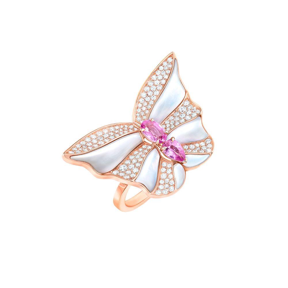 Tropical Butterfly Ring - Samra Jewellery - Diamond Jewellery - BUTTERFLIES
