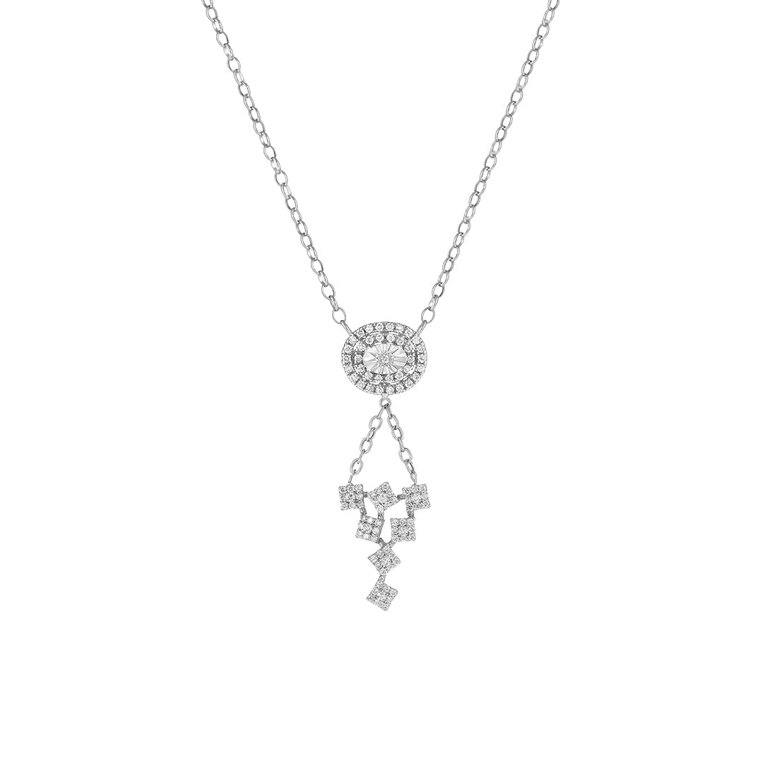White Gold Necklace - Samra Jewellery - Diamond Jewellery - TOO GOOD TO MISS PRICES